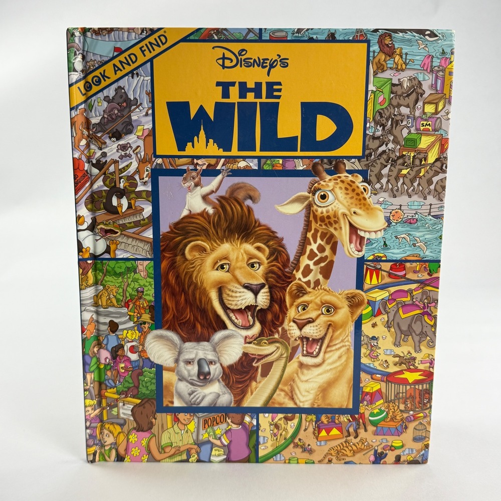 Disney The Wild Look and Find Hardcover Childrens Activity Book Art Mawhinney‎